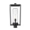 Z-Lite Sheridan 1 Light Outdoor Post Mount Fixture, Black And Seedy 594PHBR-BK - alternate 2